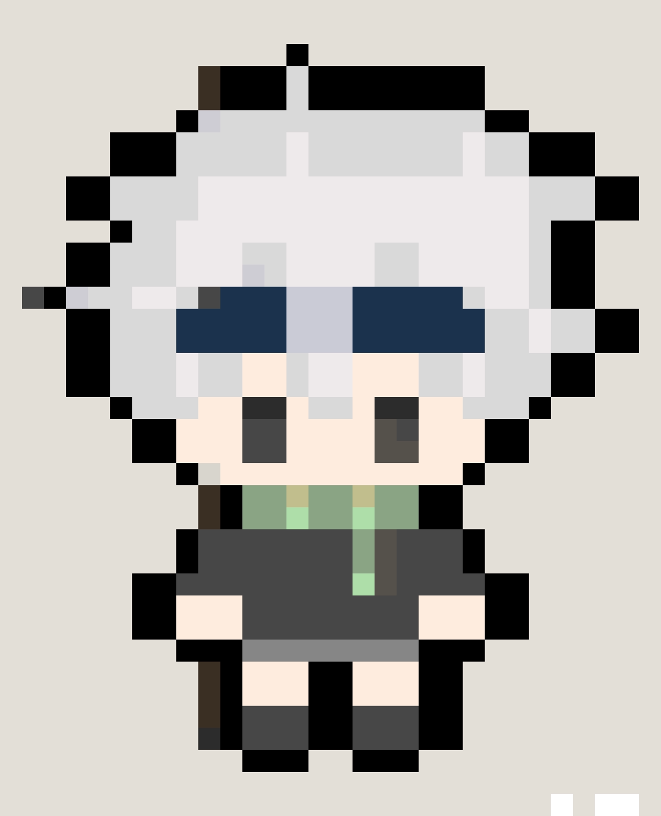 Kakashi Hatake fuse bead pattern