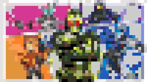 Kamen Rider Fuse Bead Pattern (Free Printable)