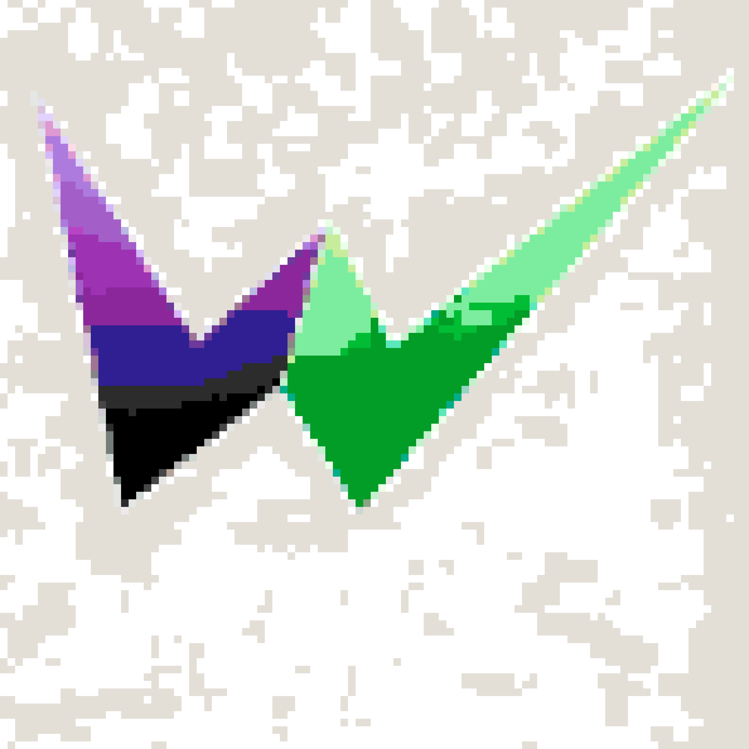 Kamen Rider W fuse bead pattern