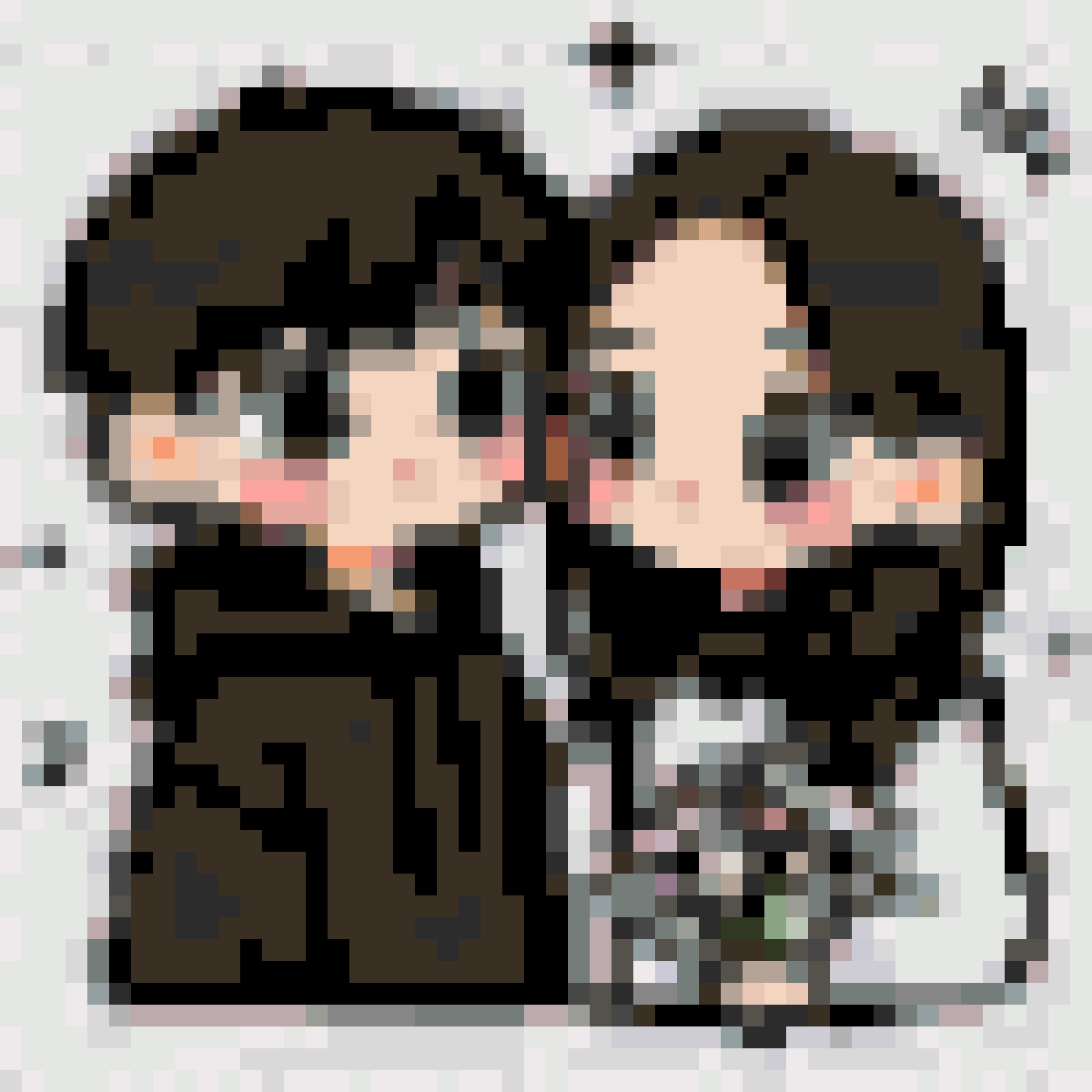 Kiss fuse bead pattern