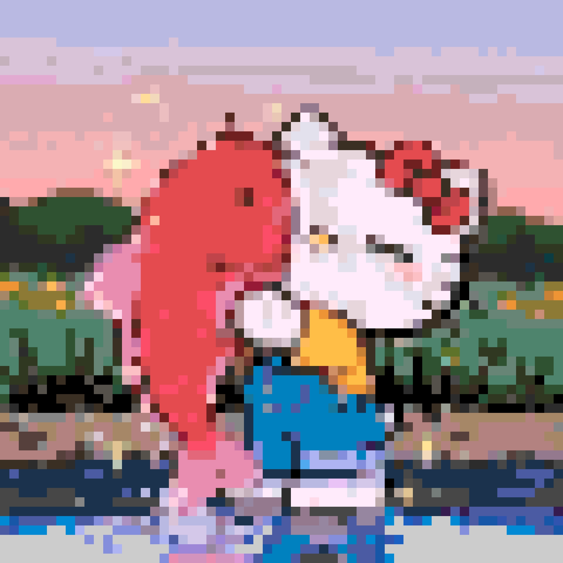 Kitty fuse bead pattern