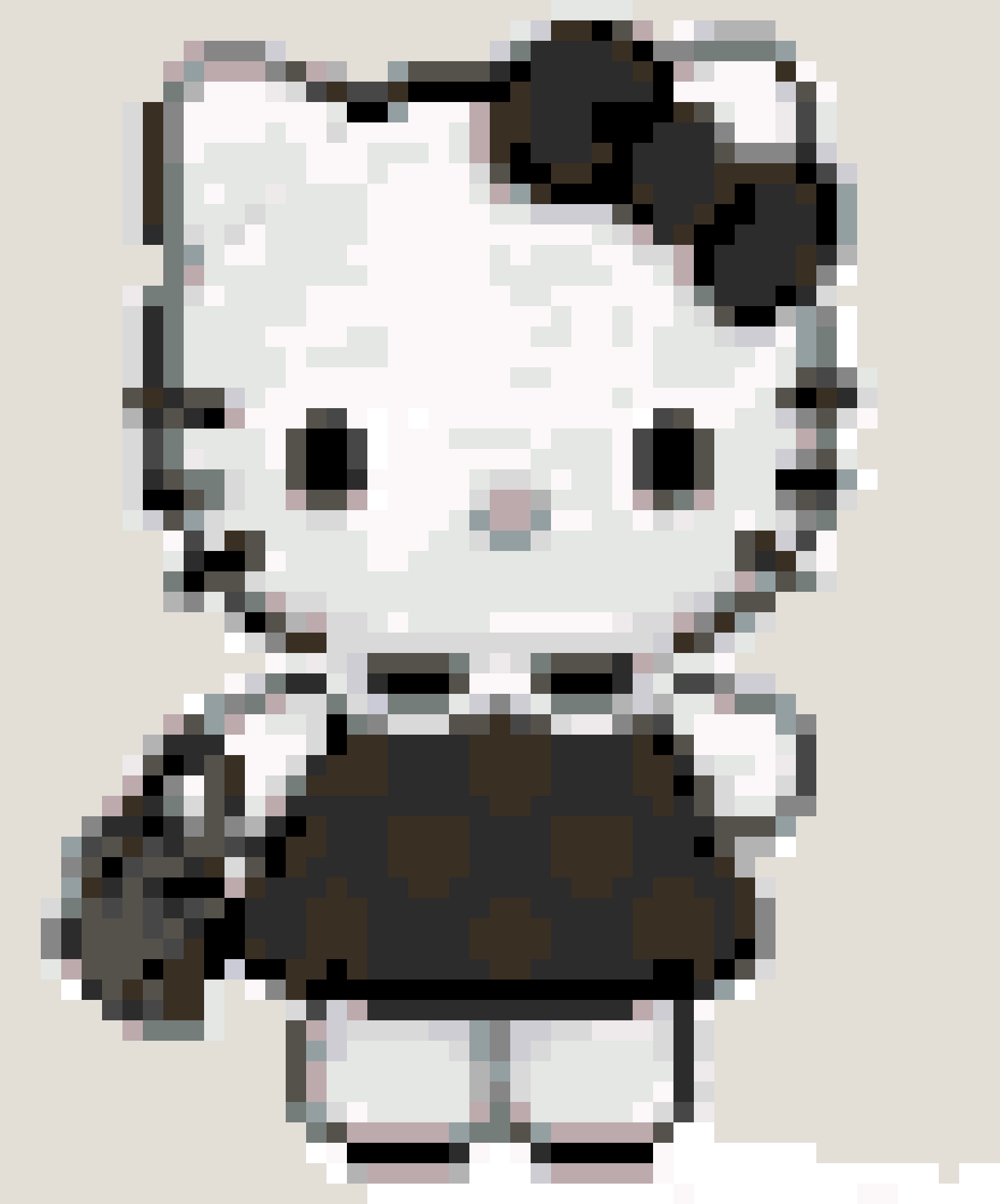 Kitty fuse bead pattern