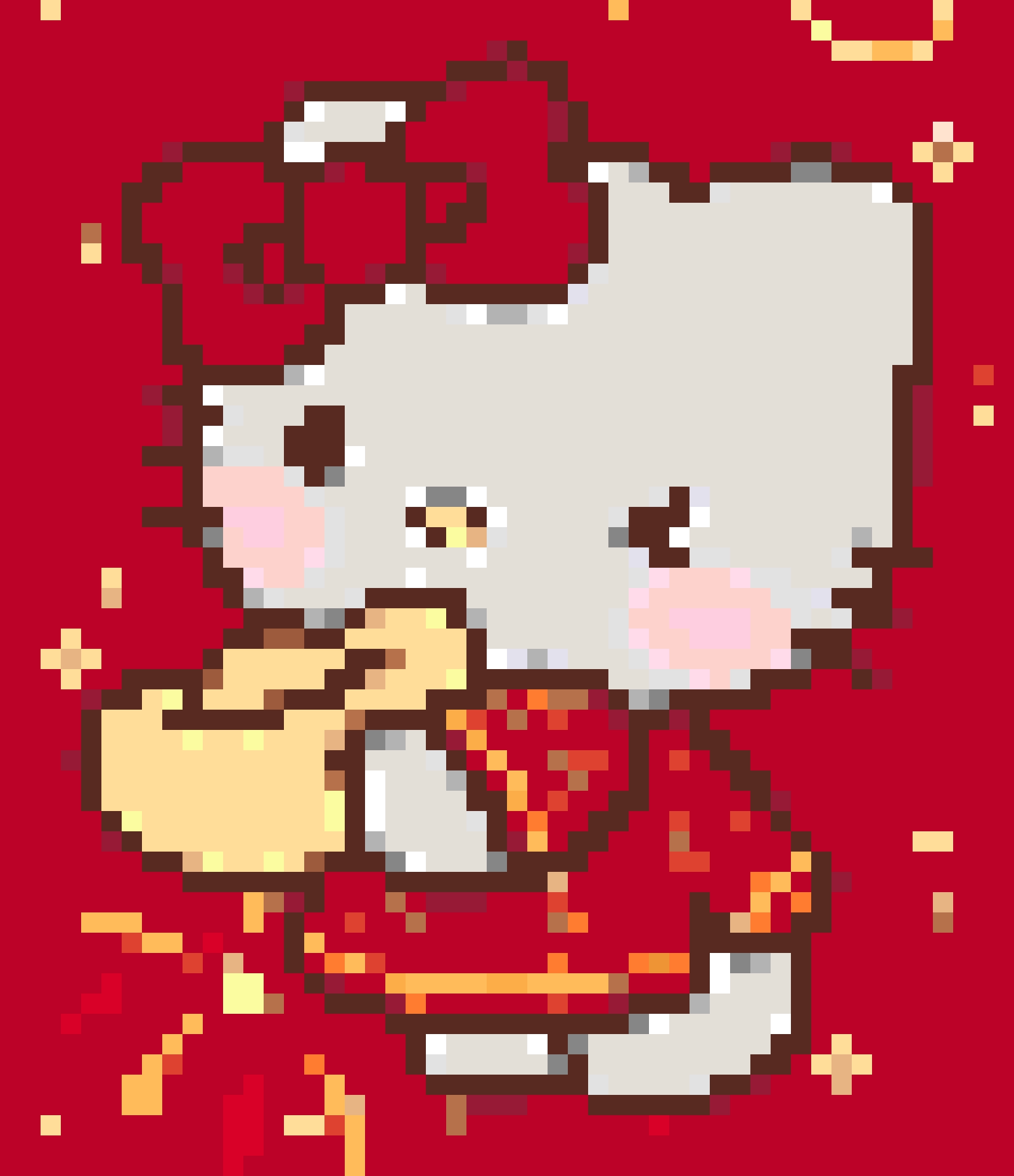 Kitty Bead Art 2 fuse bead pattern