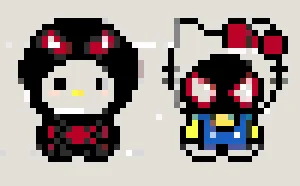 Kitty Bead Art Padrão de Contas de Fusão (Imprimível Grátis)