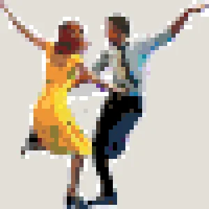 La La Land Character نمط خرز دمج (طباعة مجانية)
