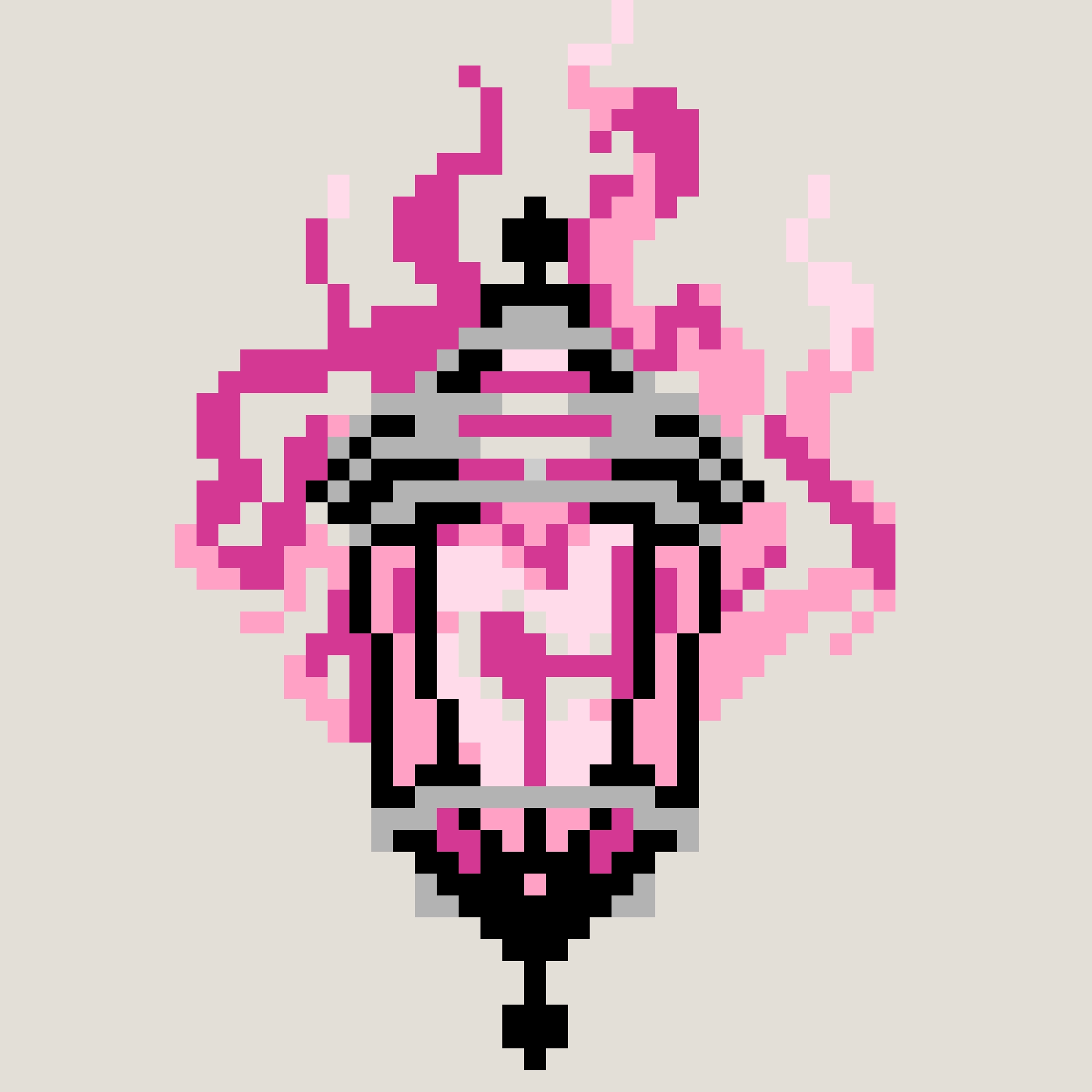 Lantern fuse bead pattern