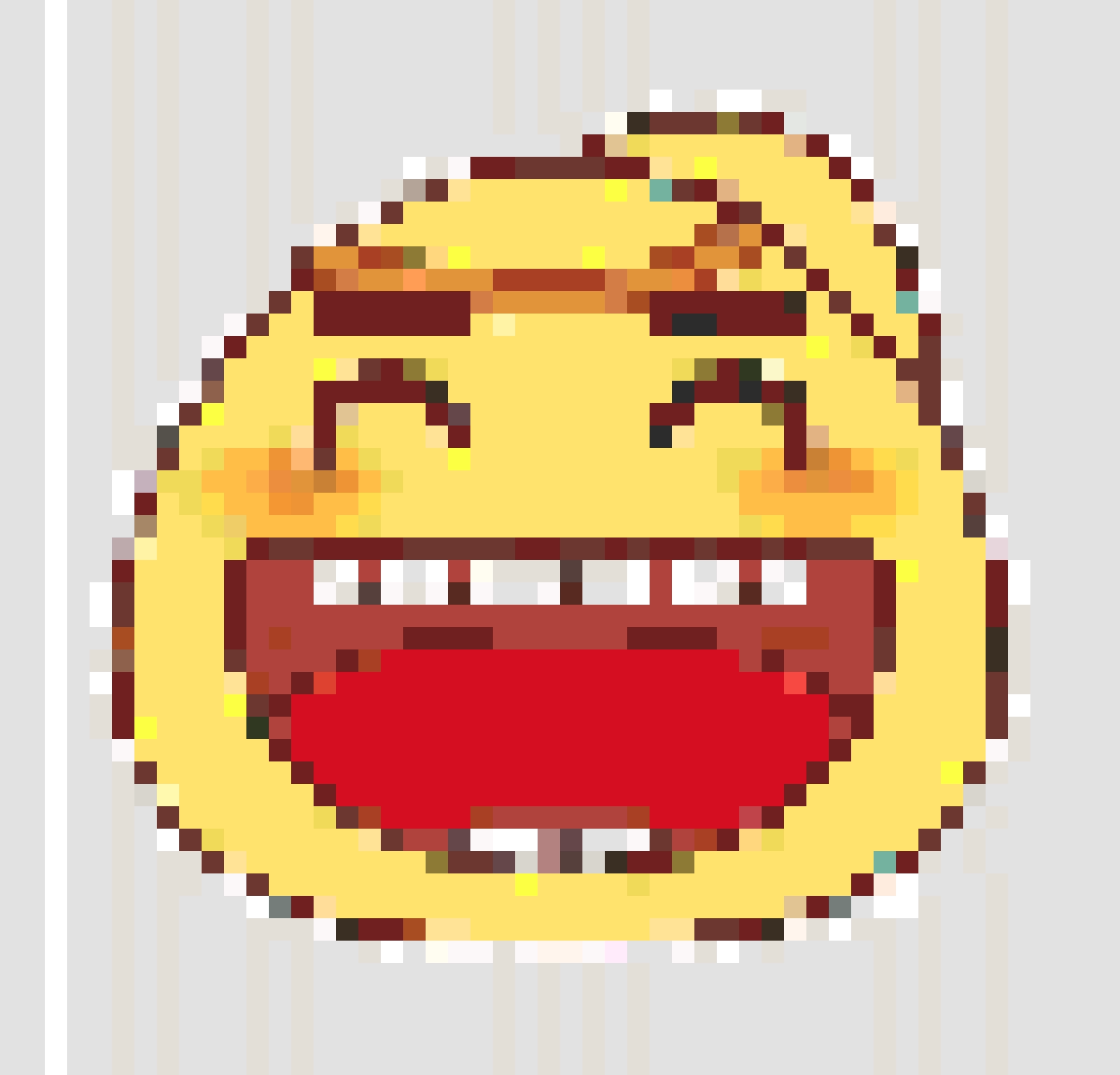Laughing Yellow Chicken 2 fuse bead pattern