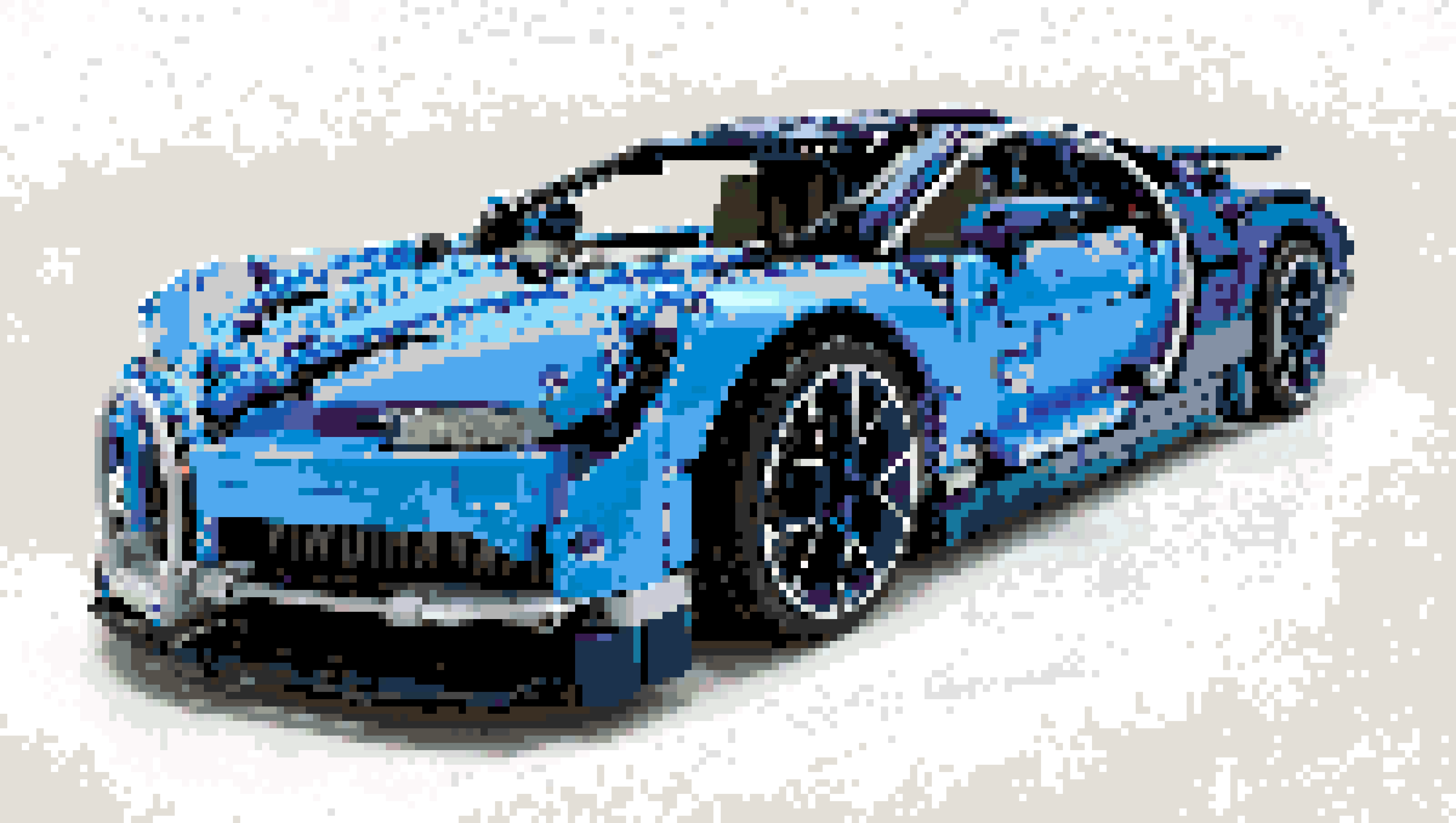 LEGO Bugatti fuse bead pattern