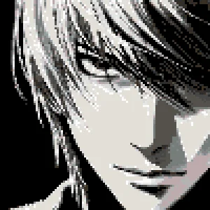 Light Yagami 2 Fuse Bead Pattern (Free Printable)