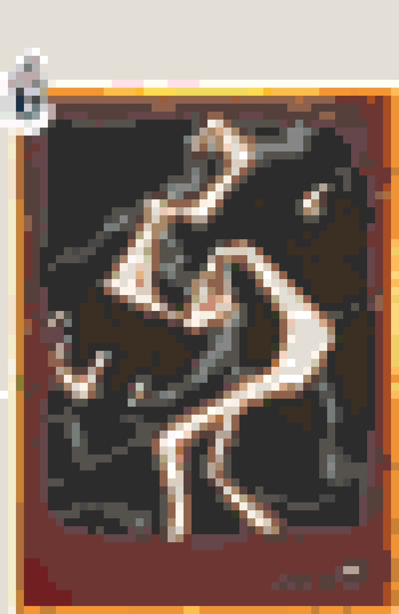 Lightning Storm fuse bead pattern