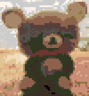 Little Bear 6 Fuse Bead Pattern (Free Printable)