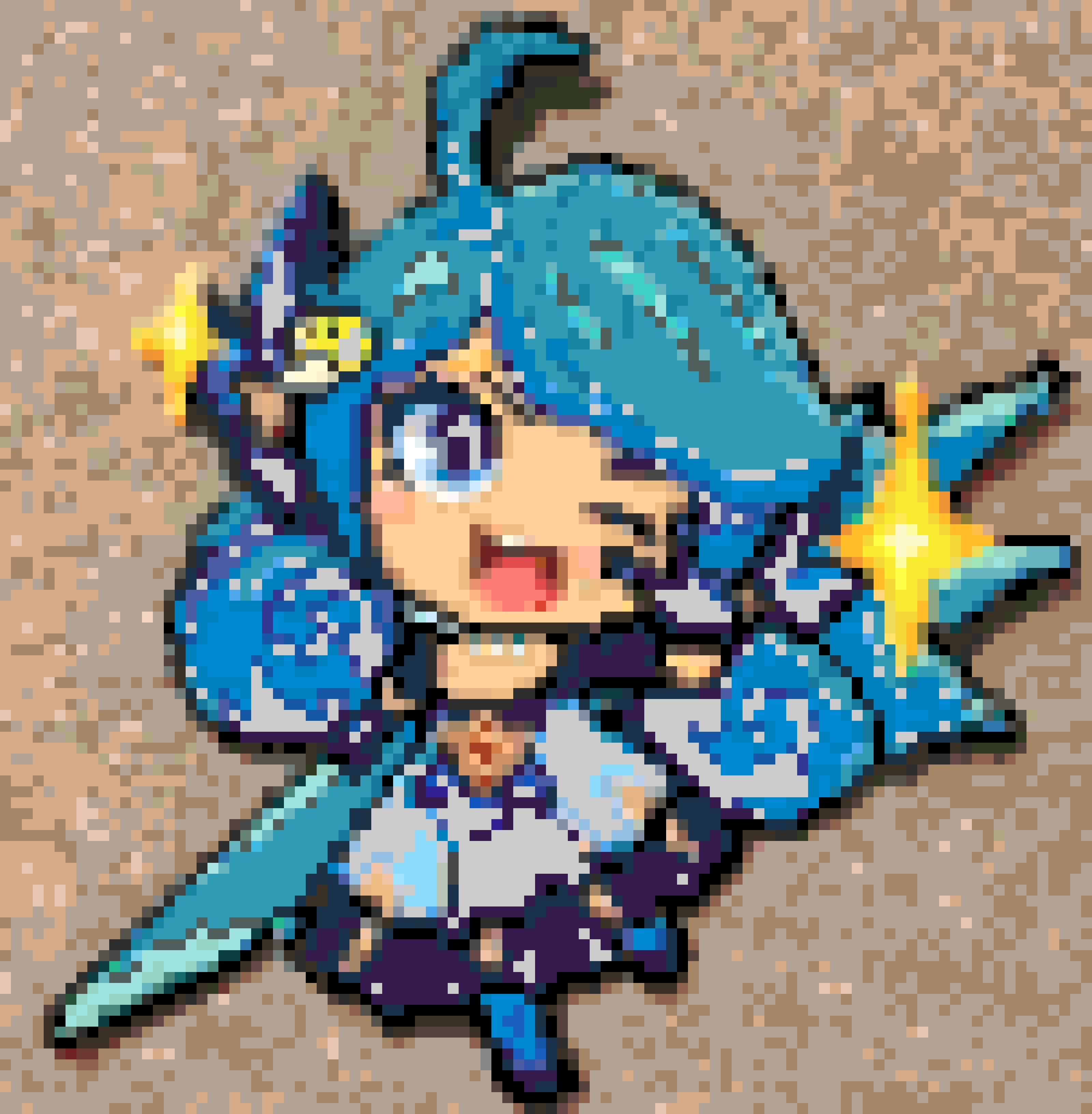 Little Gwen 4 fuse bead pattern