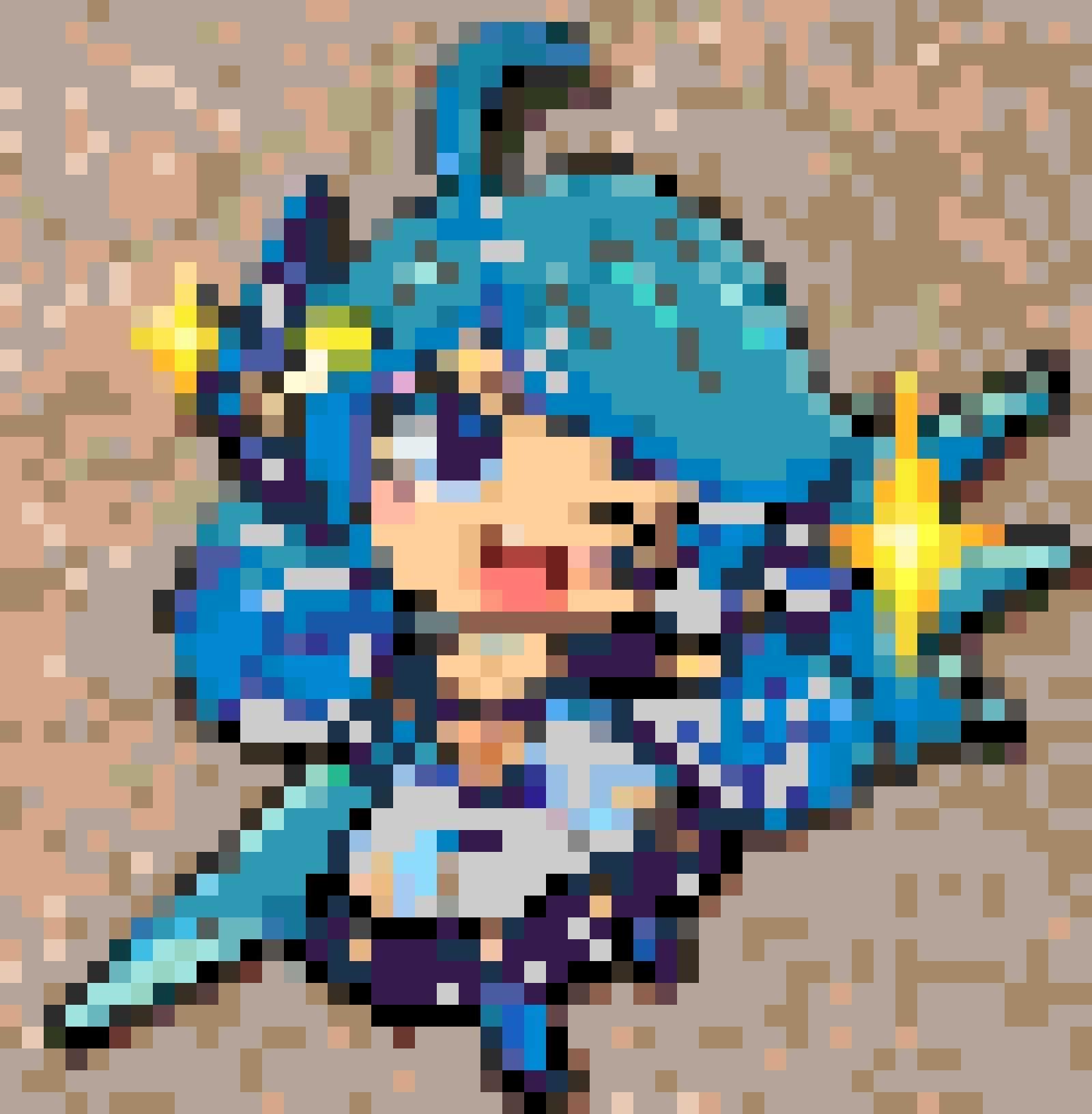 Little Gwen fuse bead pattern