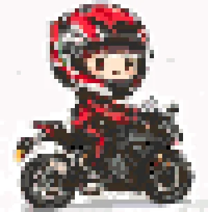 Little Motorcycle Motif de Perles à Repasser (Imprimable Gratuit)