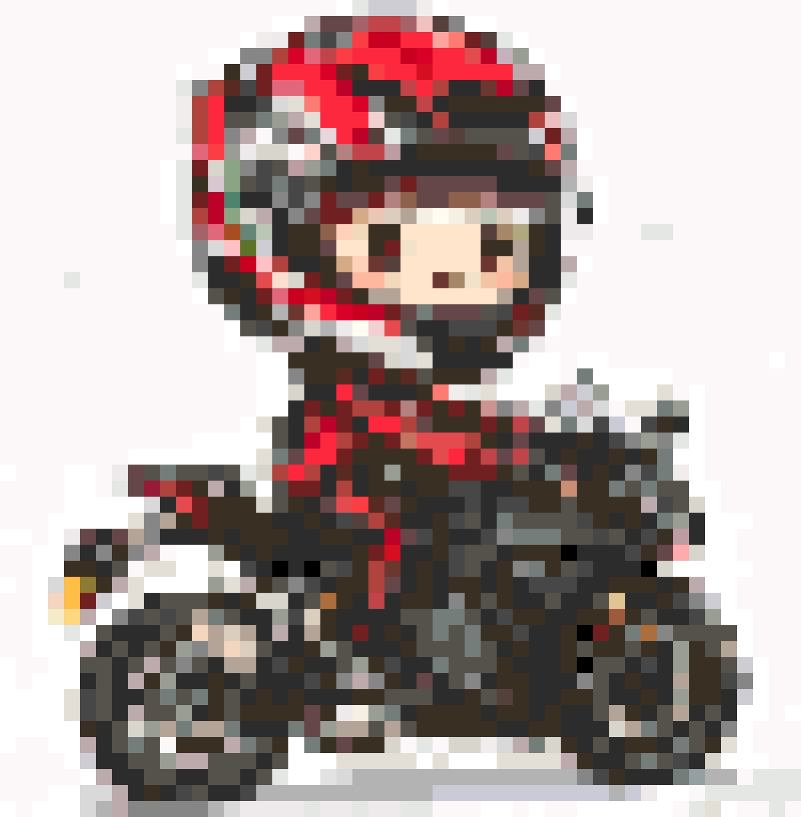 Little Motorcycle fuse bead pattern