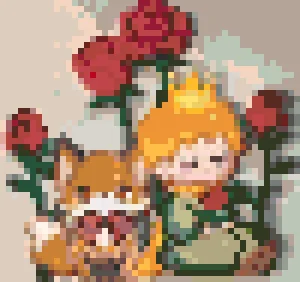 Little Prince アイロンビーズ図案（無料プリント）