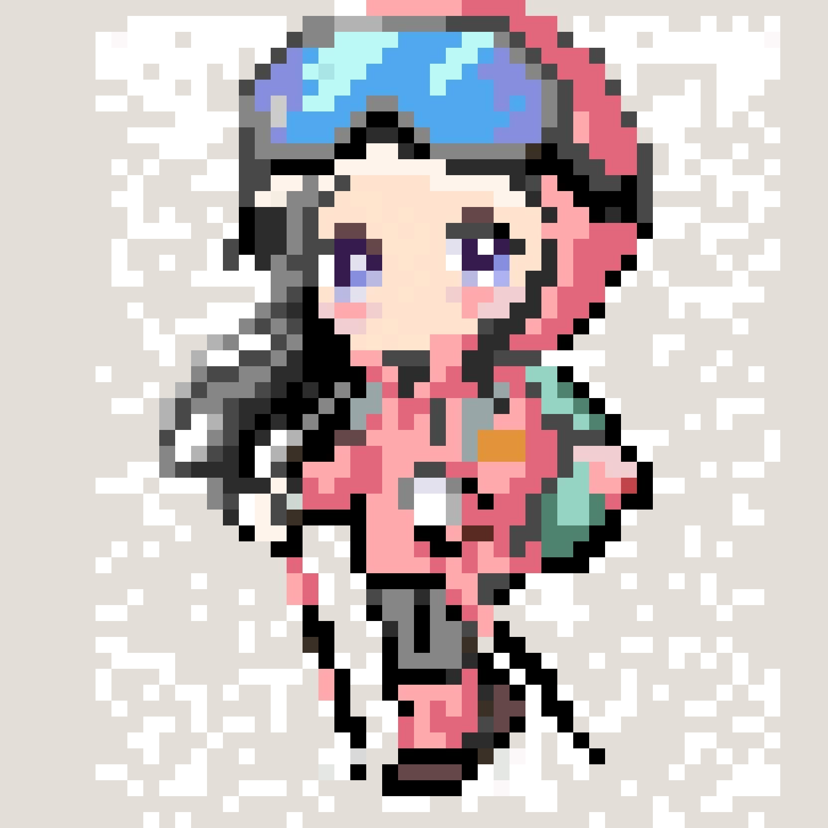 Little Sister fuse bead pattern