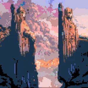 LOTR Argonath Padrão de Contas de Fusão (Imprimível Grátis)