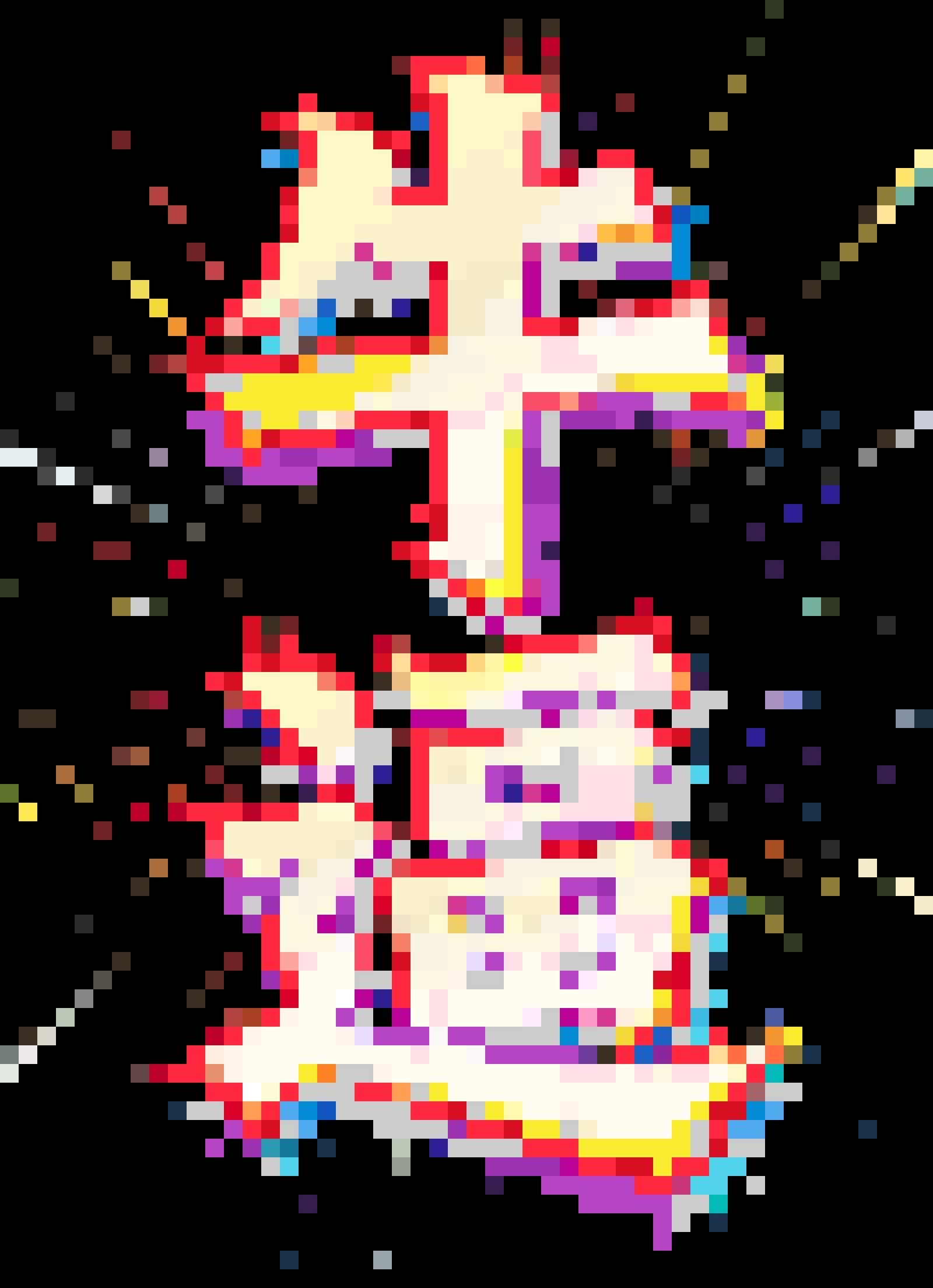 Love You fuse bead pattern