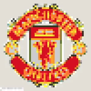 Manchester United نمط خرز دمج (طباعة مجانية)