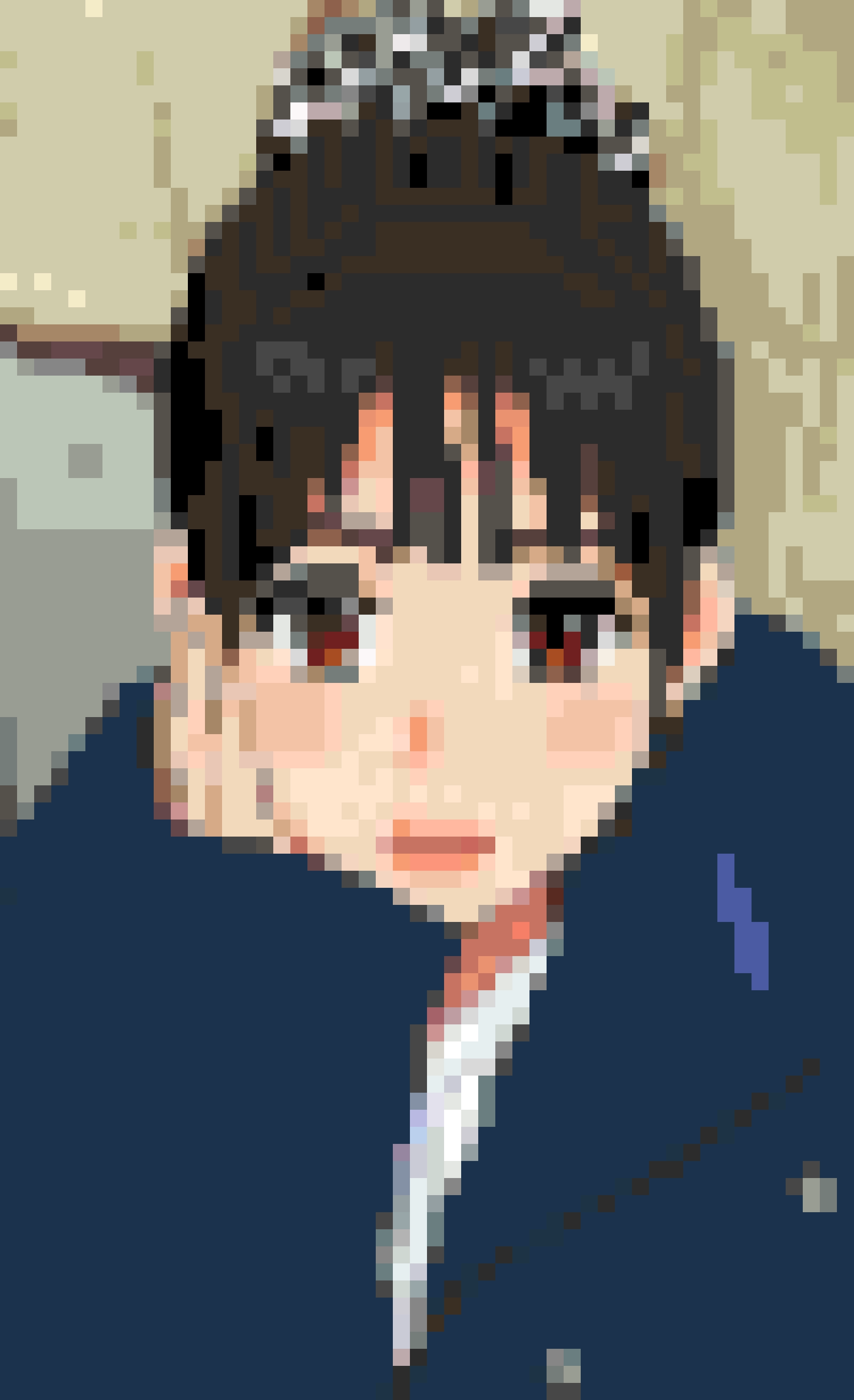 Manga fuse bead pattern