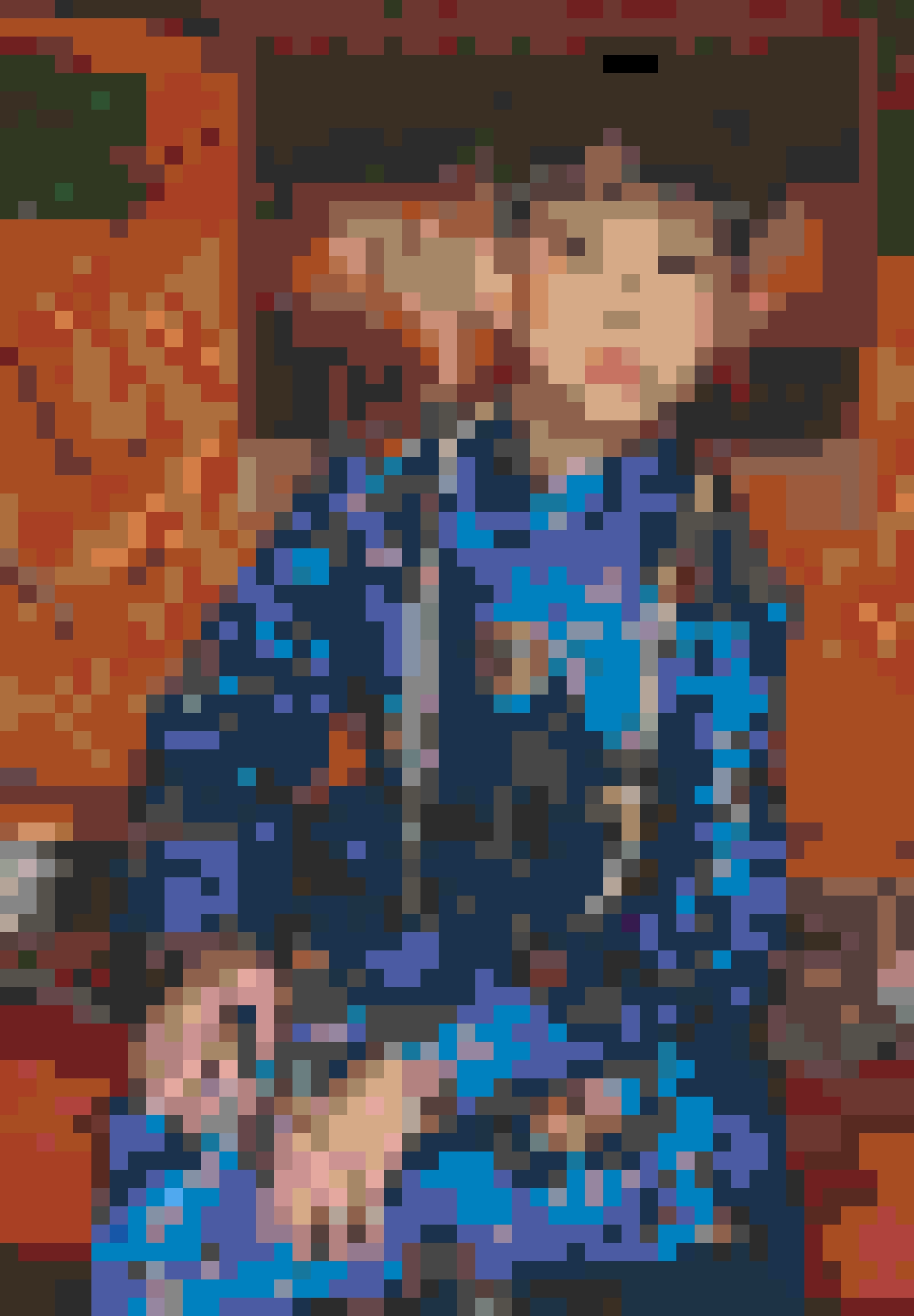 Mango fuse bead pattern