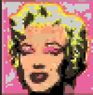 Marilyn Monroe Padrão de Contas de Fusão (Imprimível Grátis)
