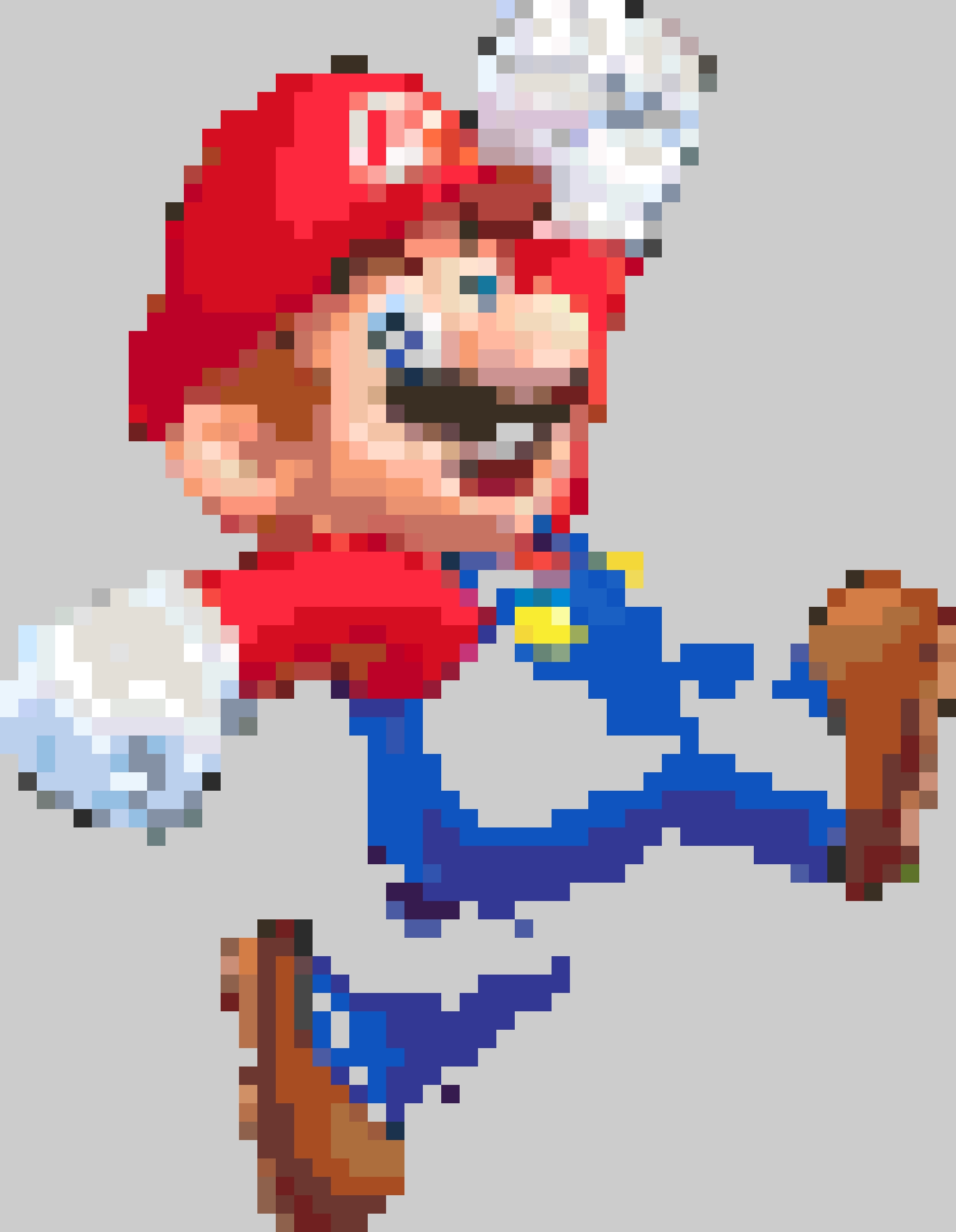 Mario 2 fuse bead pattern