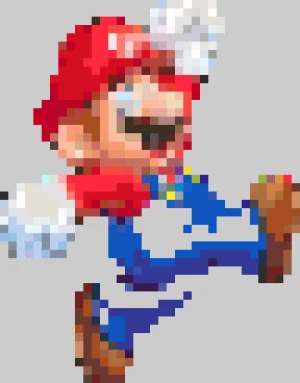 Mario Motif de Perles à Repasser (Imprimable Gratuit)