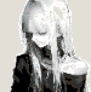 Melancholy Girl Fuse Bead Pattern (Free Printable)