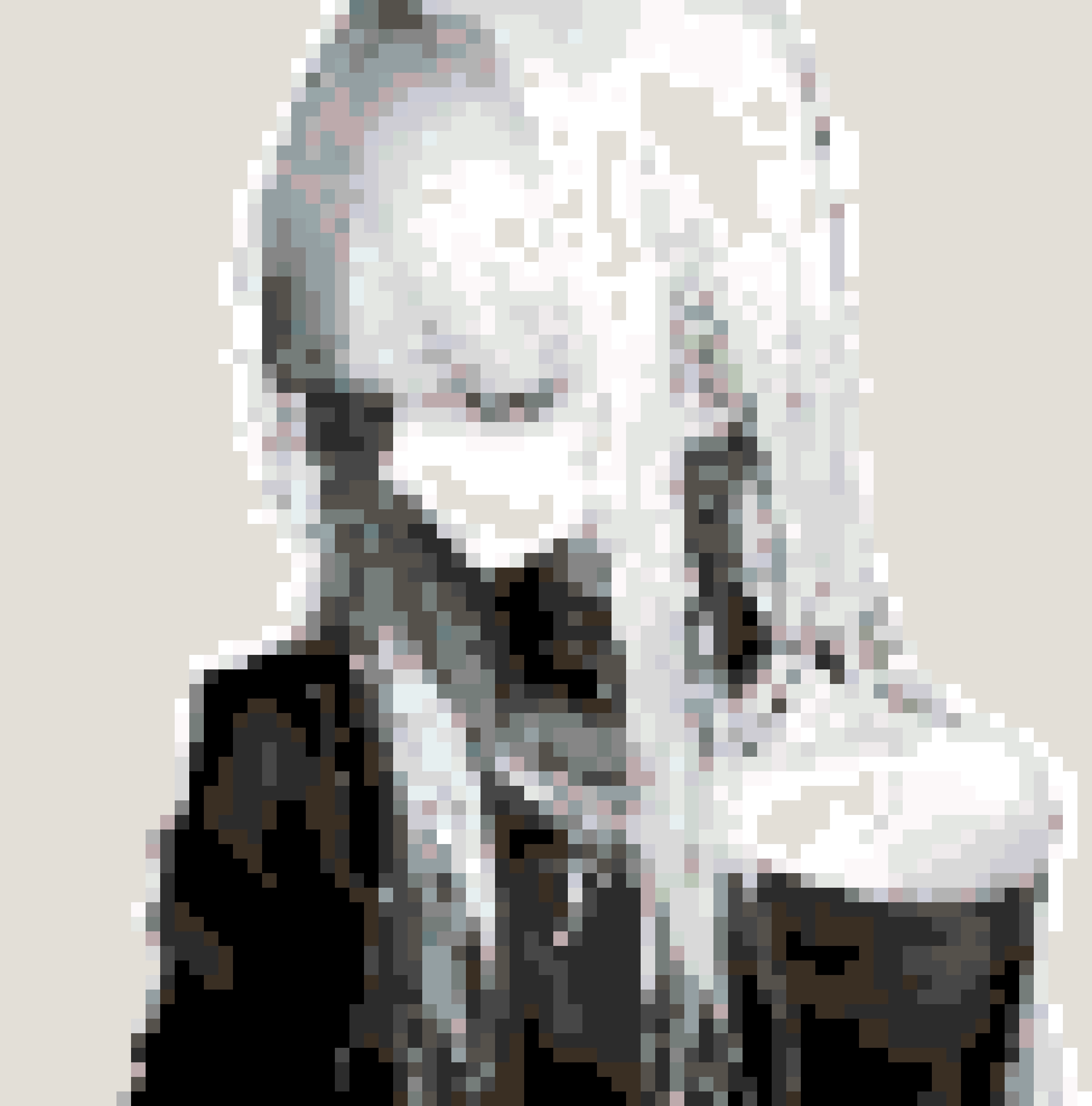 Melancholy Girl fuse bead pattern