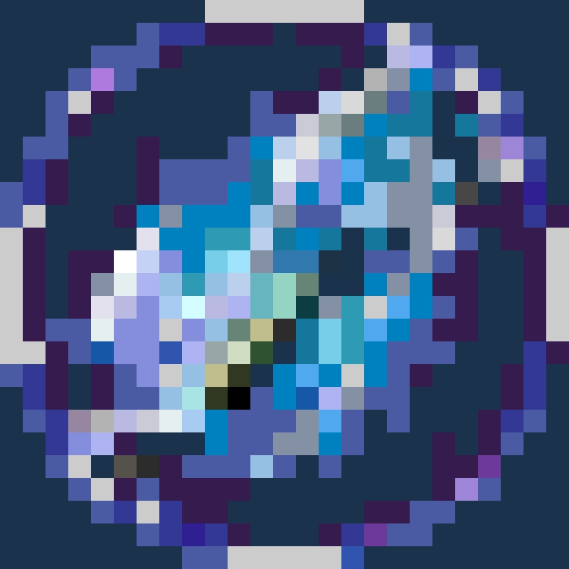 Menglei Mini fuse bead pattern - printable chart with bead counts