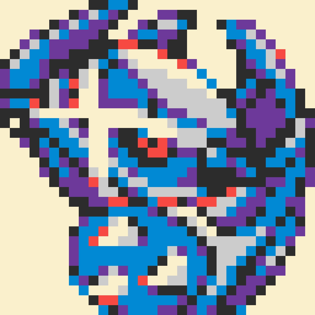 Metagross Bitmap fuse bead pattern