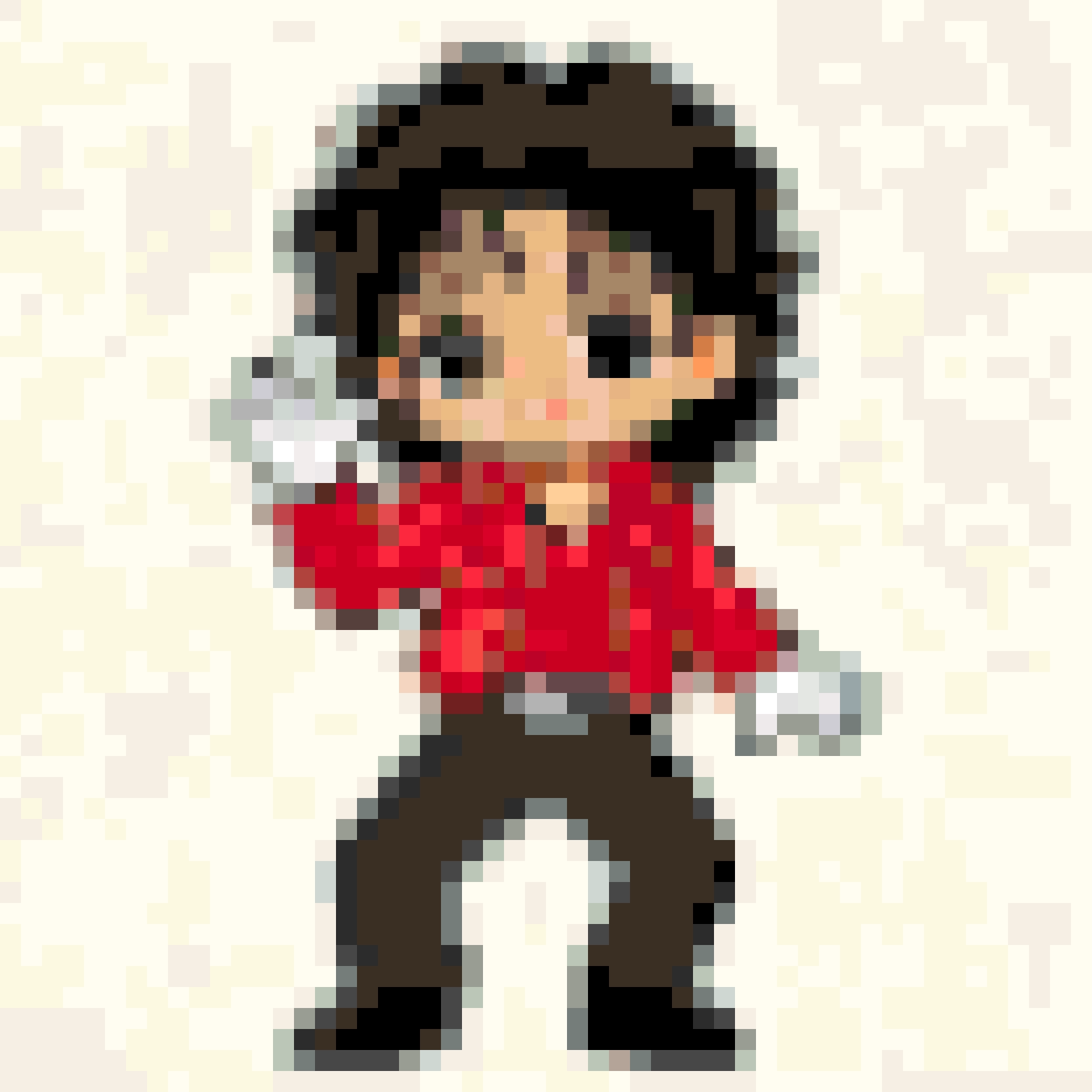 Michael Jackson fuse bead pattern