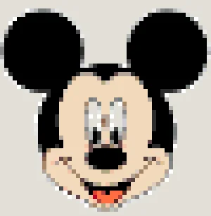 Mickey Mouse Fuse Bead Pattern (Free Printable)
