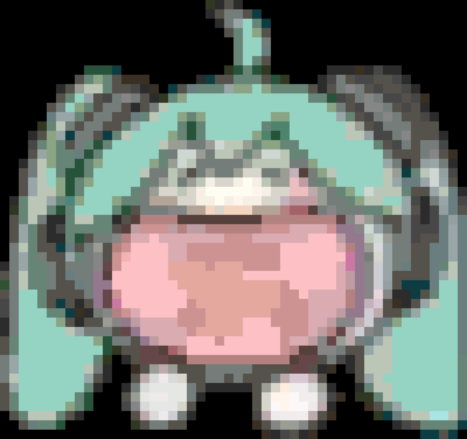 Miku fuse bead pattern