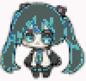 Miku 7 Padrão de Contas de Fusão (Imprimível Grátis)