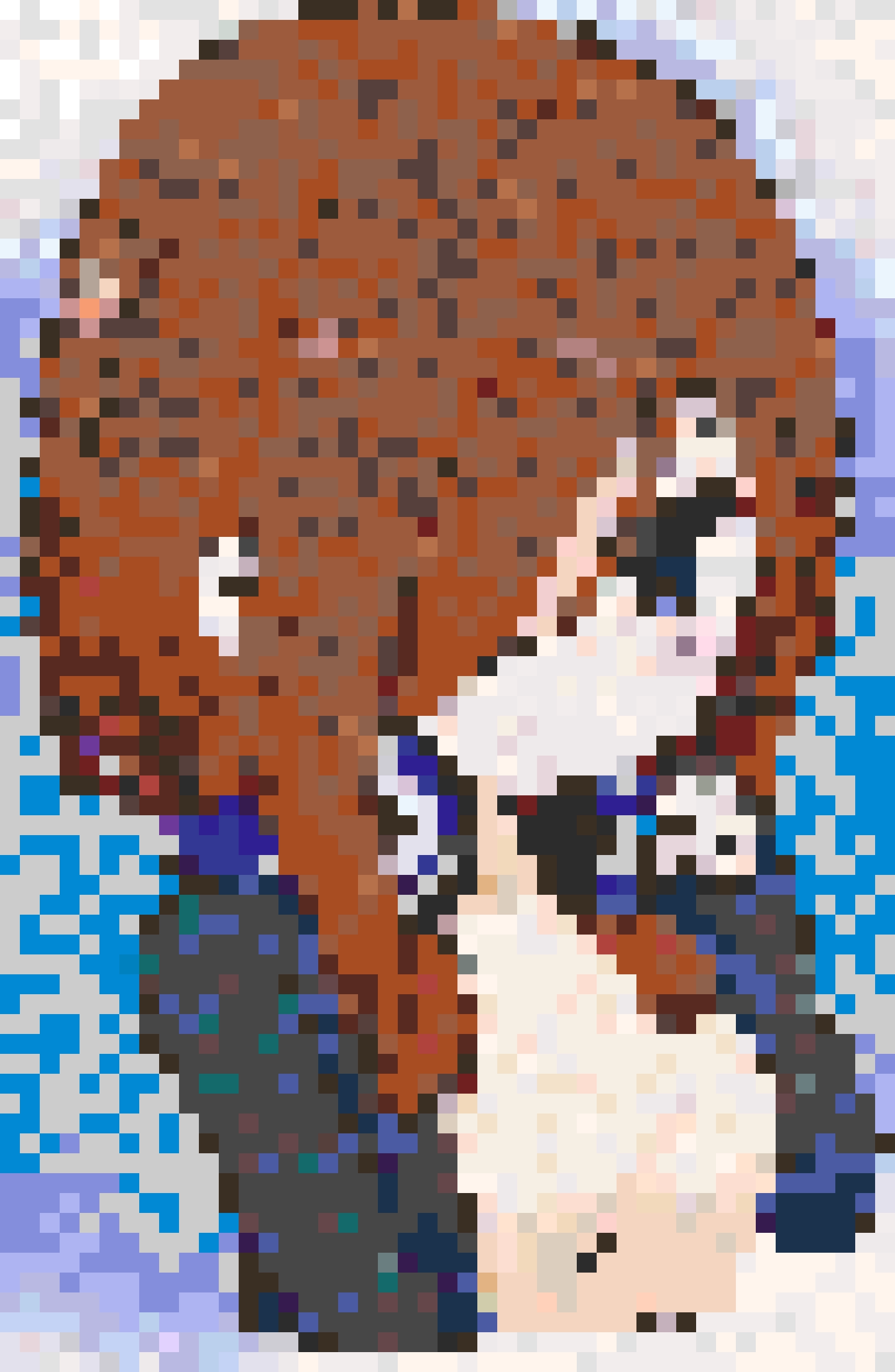 Miku Nakano 2 fuse bead pattern
