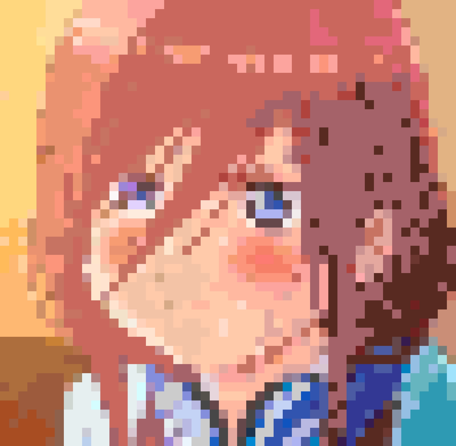 Miku Nakano fuse bead pattern