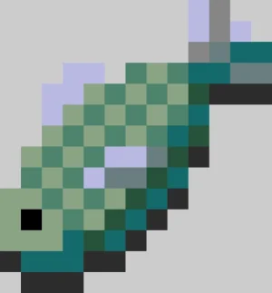 Minecraft Fish Padrão de Contas de Fusão (Imprimível Grátis)