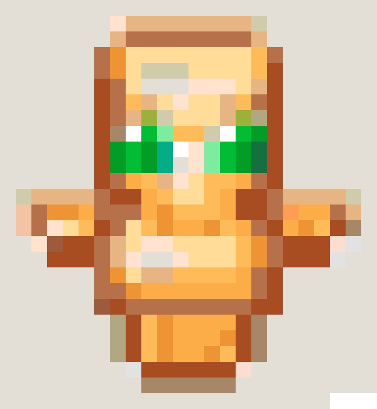 نمط خرز دمج Minecraft Totem Large - مخطط قابل للطباعة مع عدد الخرز