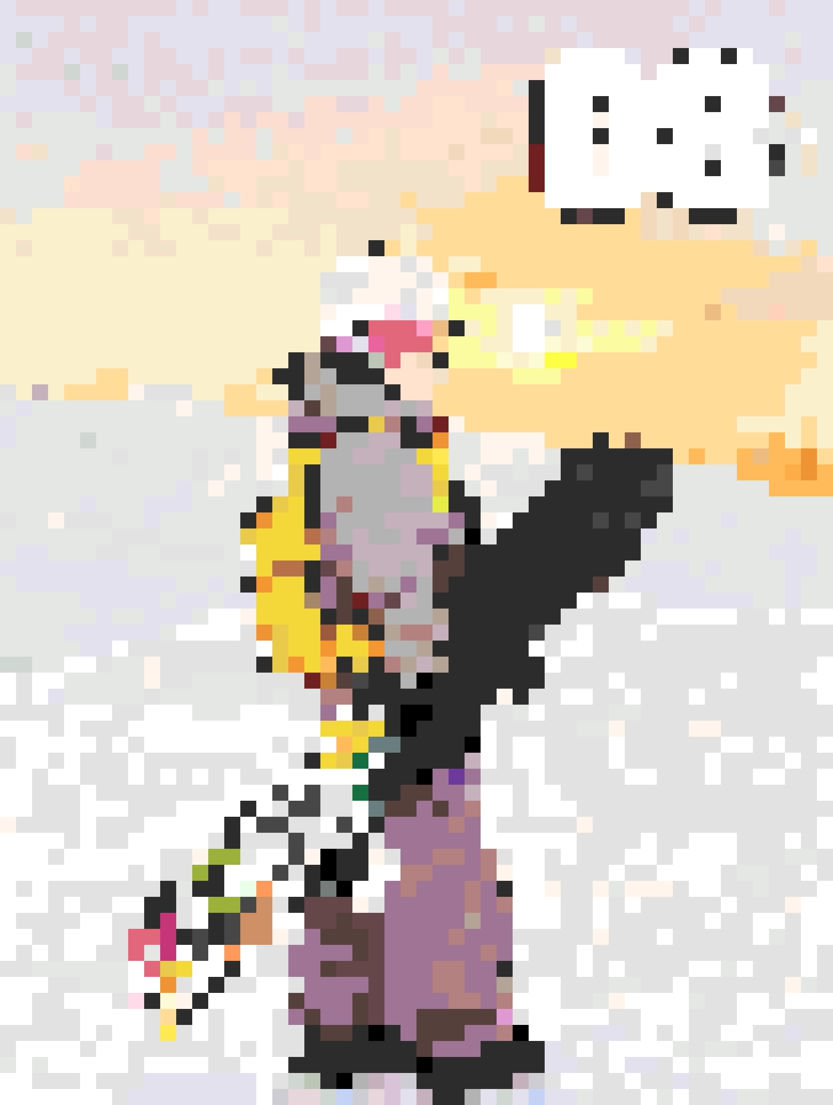 Mini Skiing fuse bead pattern