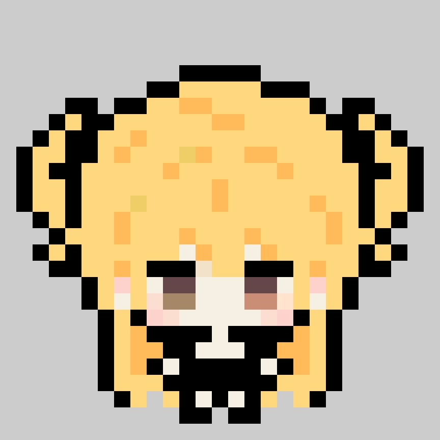 Misa Amane fuse bead pattern - printable chart with bead counts