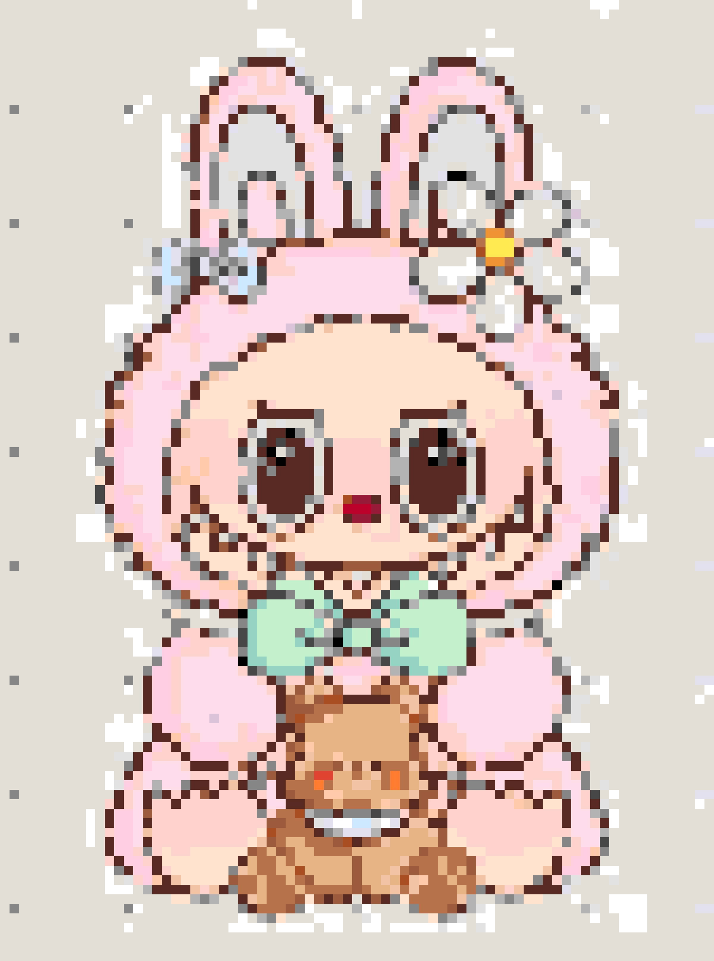 Mococo fuse bead pattern