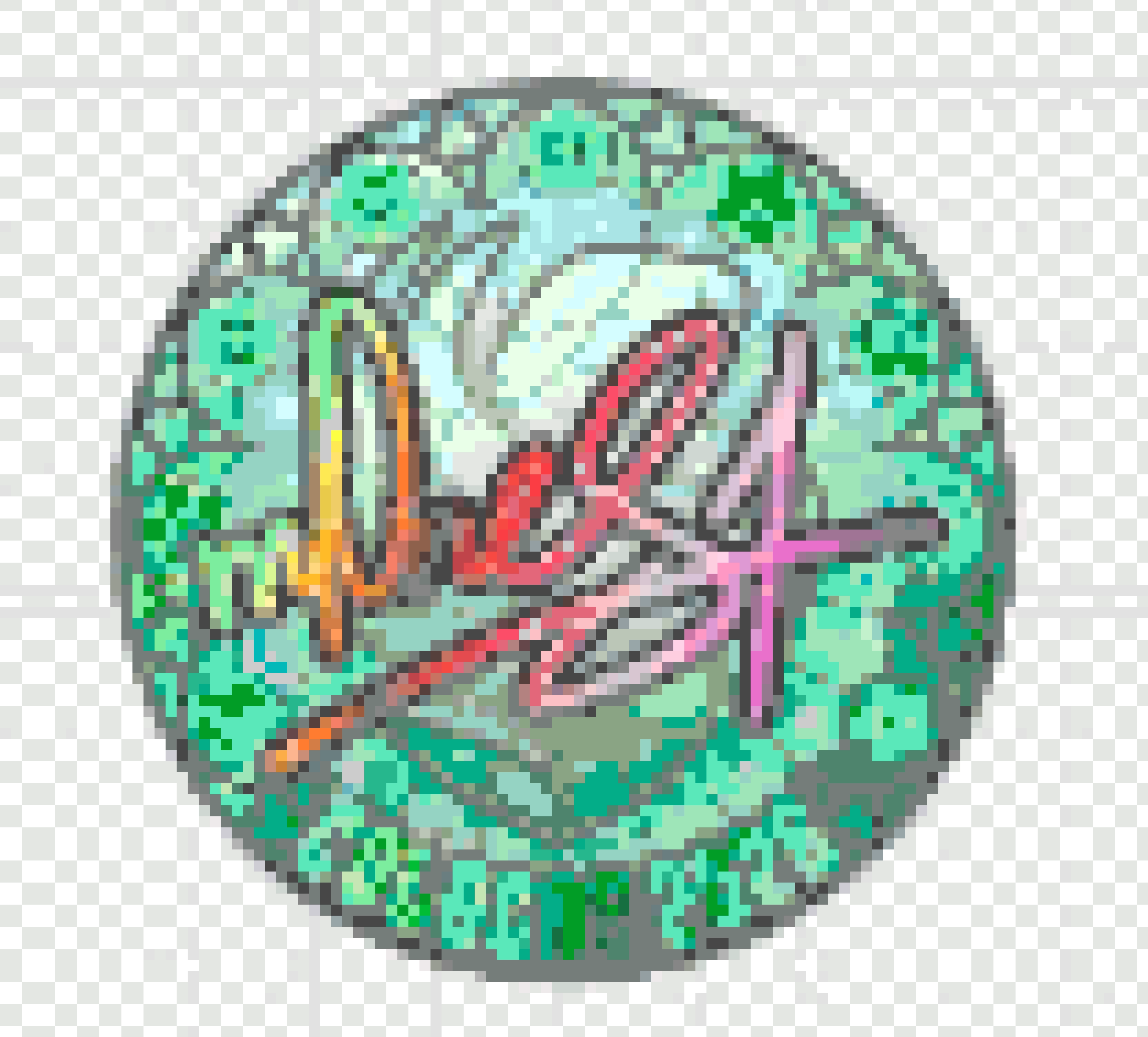 Monesy fuse bead pattern