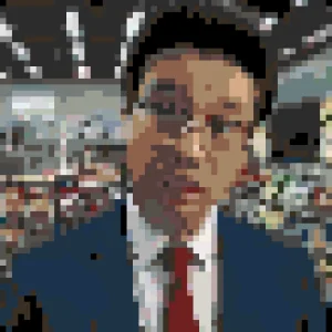 Mr. Sasaki アイロンビーズ図案（無料プリント）