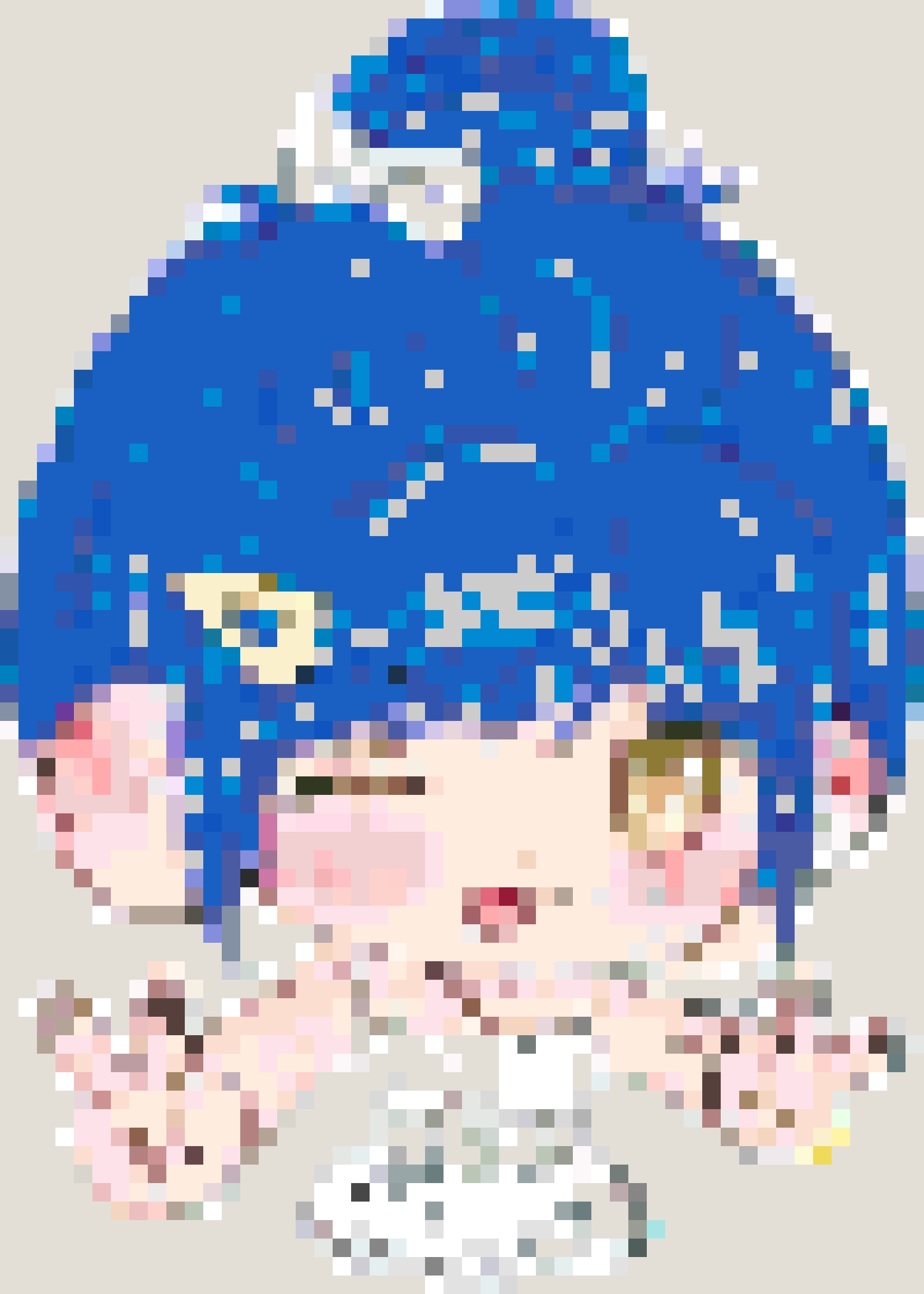 Mushroom fuse bead pattern