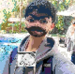 Mustache Boy Fuse Bead Pattern (Free Printable)
