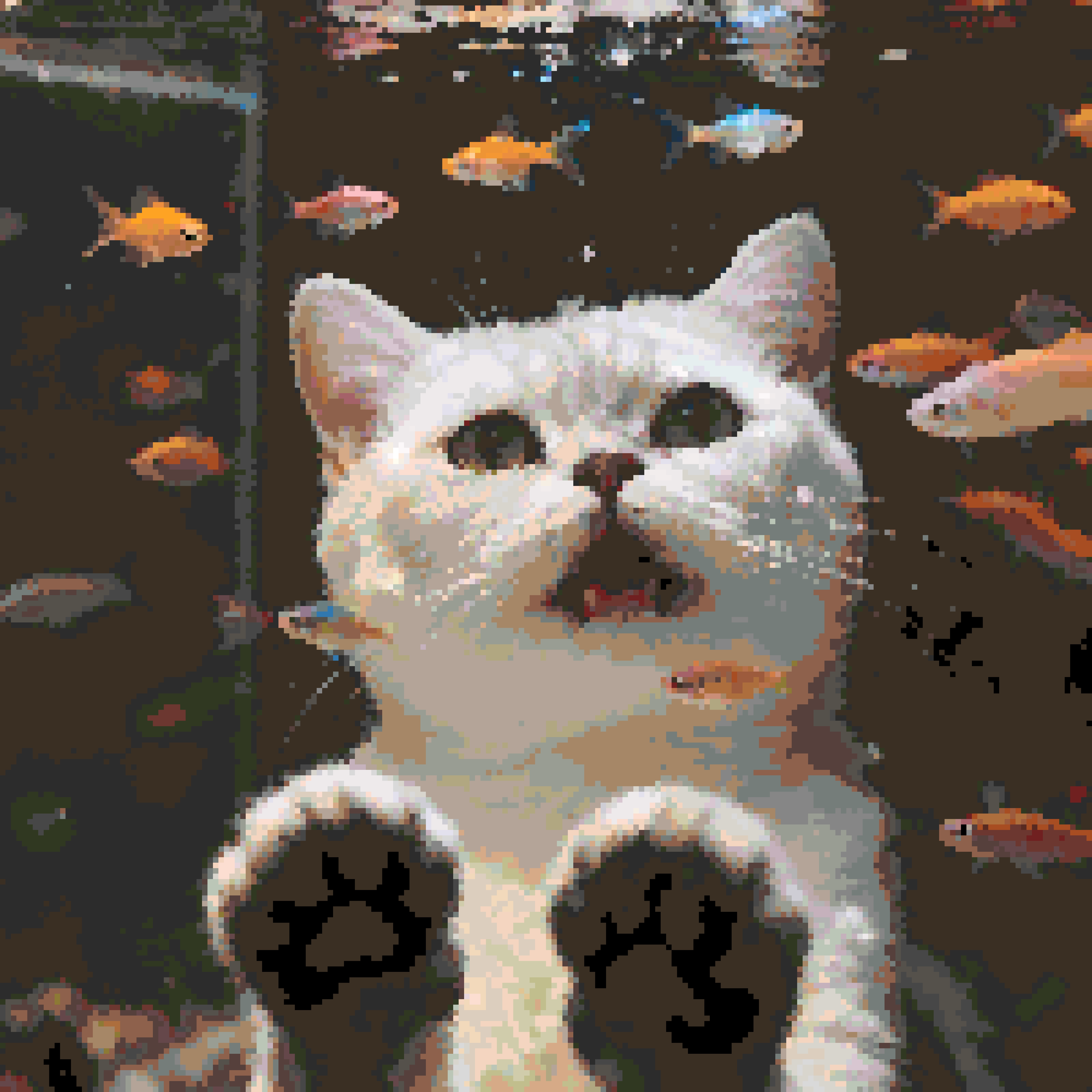 My Kitty fuse bead pattern