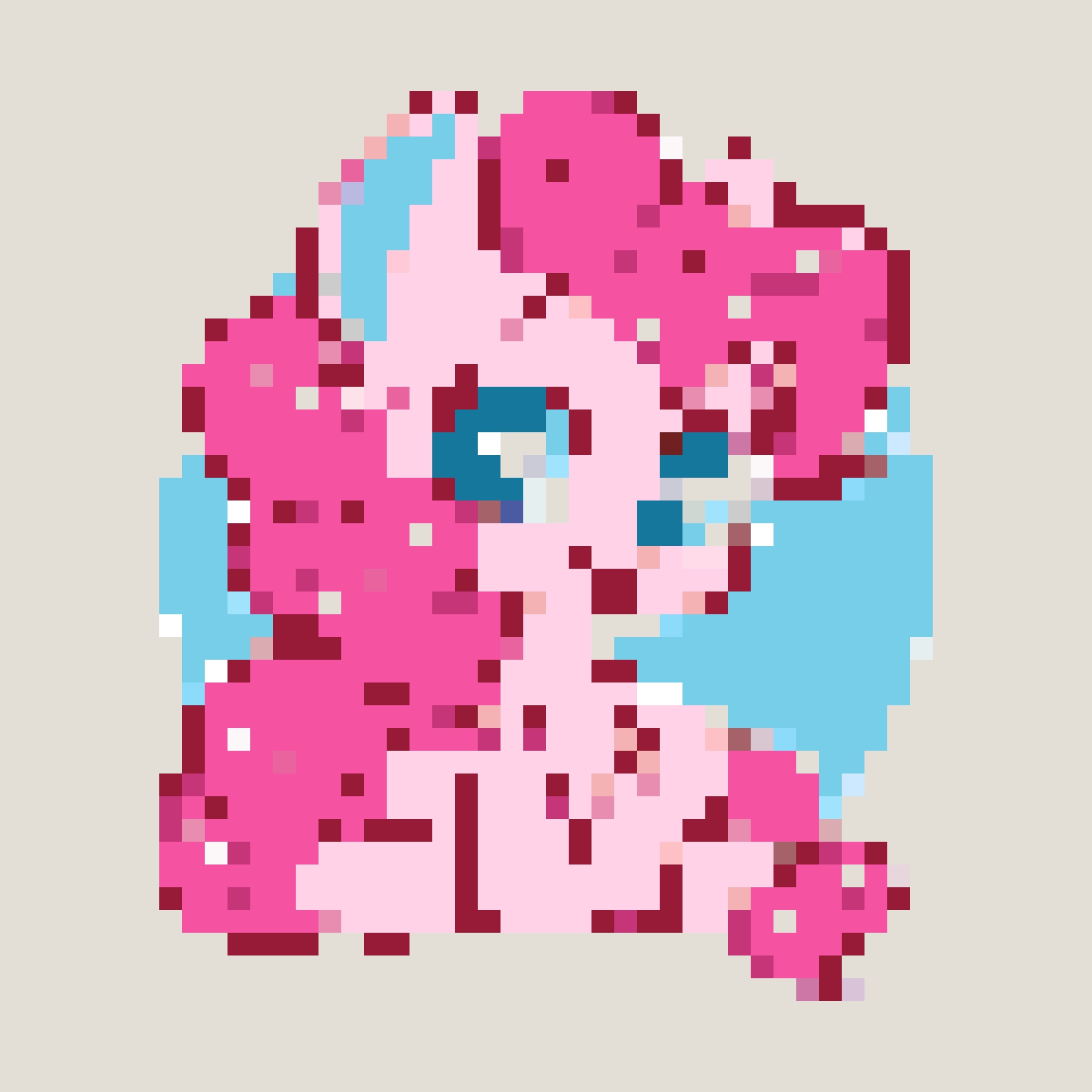 My Little Pony 4 fuse bead pattern
